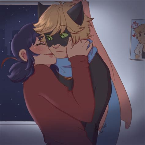 Ladybug And Cat Noir Kissing In Bed Edukasinewss