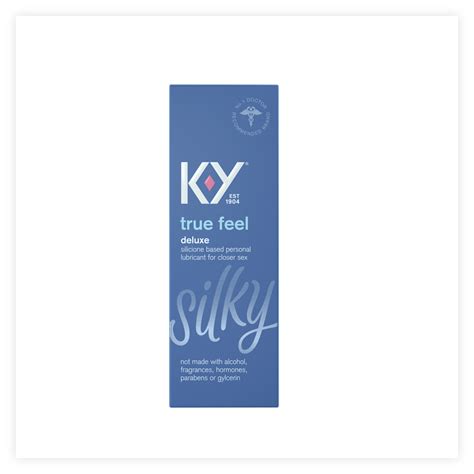 k y true feel silicone based lube k y