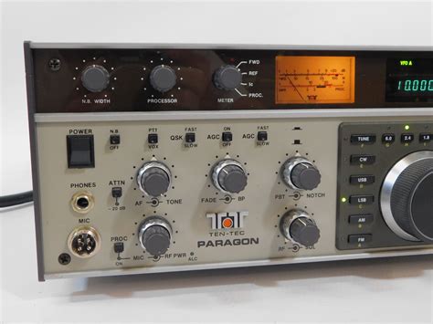 Ten Tec Paragon 565 Ham Radio Hf Transceiver W Rs232 Interface