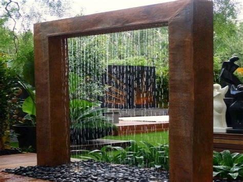 Outdoor Wall Water Features Diy Outdoor Water Wall Fountain