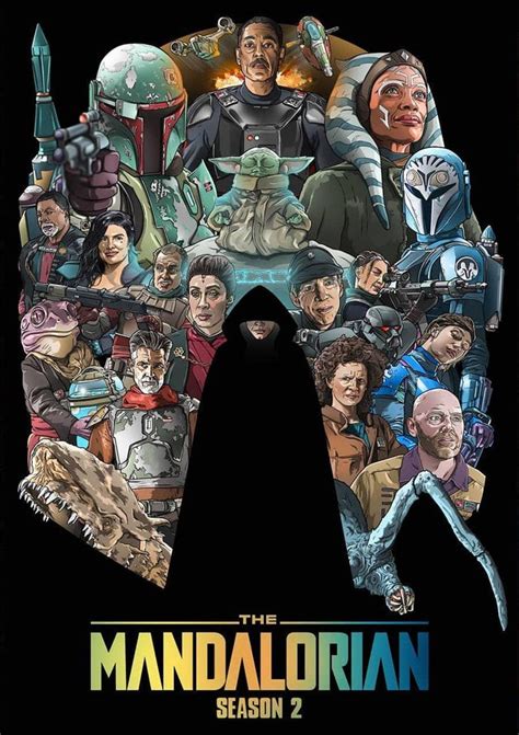 The Mandalorian Season 2 Poster By Dan Mcgee Starwars