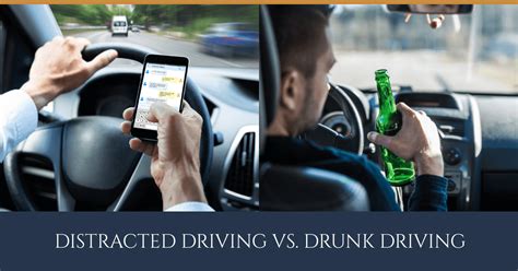 Distracted Driving Vs Drunk Driving