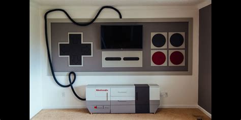 Game Room Ideas Turn Your Entire Wall Into A Giant Nintendo