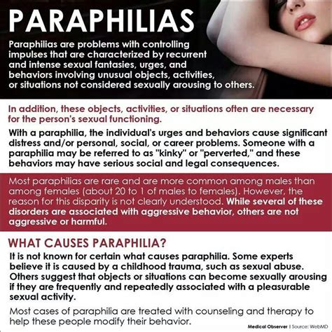 Image Result For Paraphilic Disorders Human Behavior Psychology