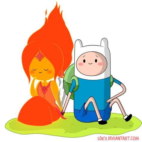 Finn And Flame Princess Adventure Time Couples Fan Art 34654220