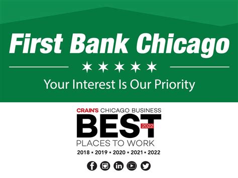 First Bank Chicago Named One Of The Best Places To Work In Chicago Again Highland Park IL Patch