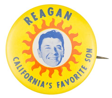 Reagan California S Favorite Son Busy Beaver Button Museum