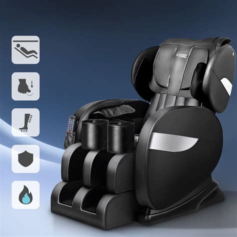 Livemor Electric Massage Chair Zero Gravity Recliner Shiatsu Kneading 38 Air Bag Buy Massage