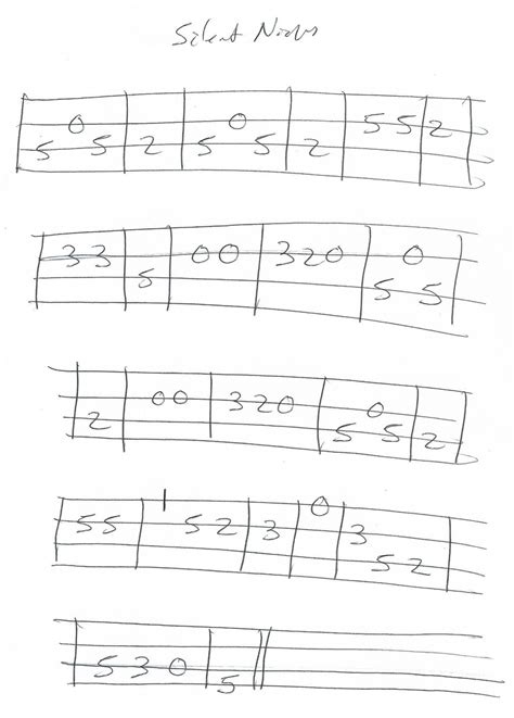 Silent Night Mandolin Tab In C Major Learning Mandolin Mandolin