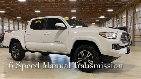 2017 Toyota Tacoma 6 Speed Manual Trd Sport Package Low Miles Youtube