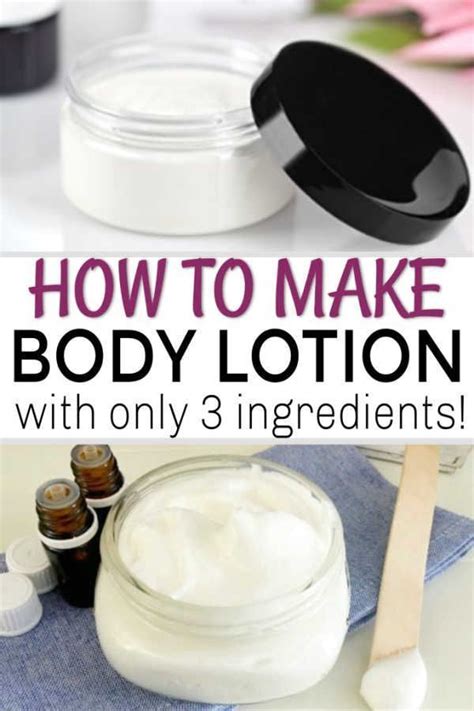 How To Make Lotion Easy Homemade Lotion Recipe In 2020 Homemade