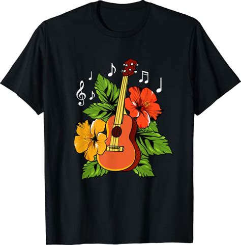 Ukulele Hawaii Aloha Hula Kleine Gitarre Uke T Shirt Amazon De Fashion