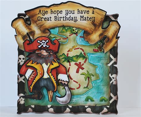 Got2bcrafting Pirate Birthday Card Joys Life Design Team Post