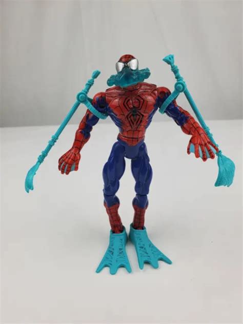 Spider Man Web Splashers Sea Hunter Spidey Toybiz 1997 Marvel