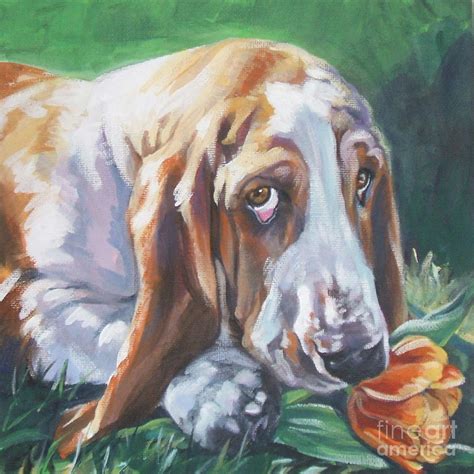 Basset Hound Painting By Lee Ann Shepard