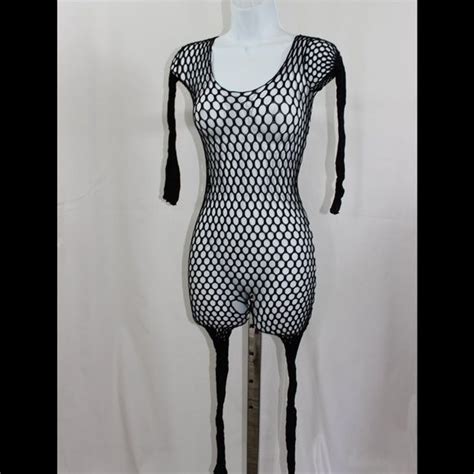 Fishnet Fishnet Bodysuit Clothes Design Fashion