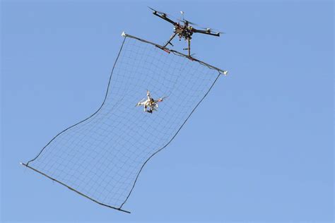 A Hunter Killer Drone With Attached Net Part Of The