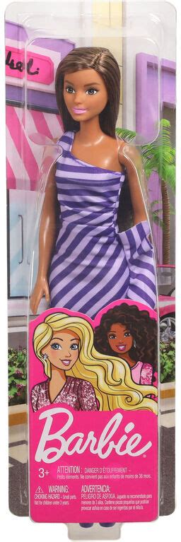 Barbie Glitz Doll Purple Stripes Toys R Us Canada