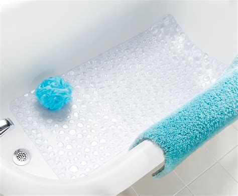 Mainstays Clear Droplets Bath Mat 17 X 36
