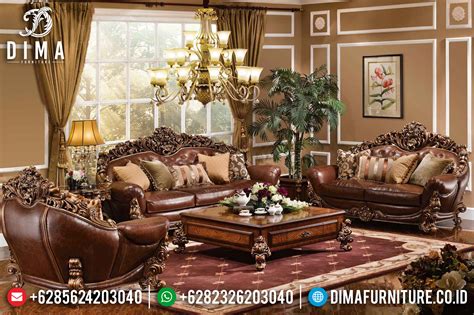 Sofa Tamu Jepara Mewah Full Ukiran Klasik Waldorf Terbaru Df 0647 Wa