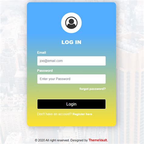 20 Best Free Bootstrap Html5 And Css Login Form Templates