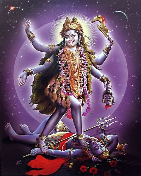 Kali Slayer Of Raktabija Kali Goddess Kali Ma Kali Hindu