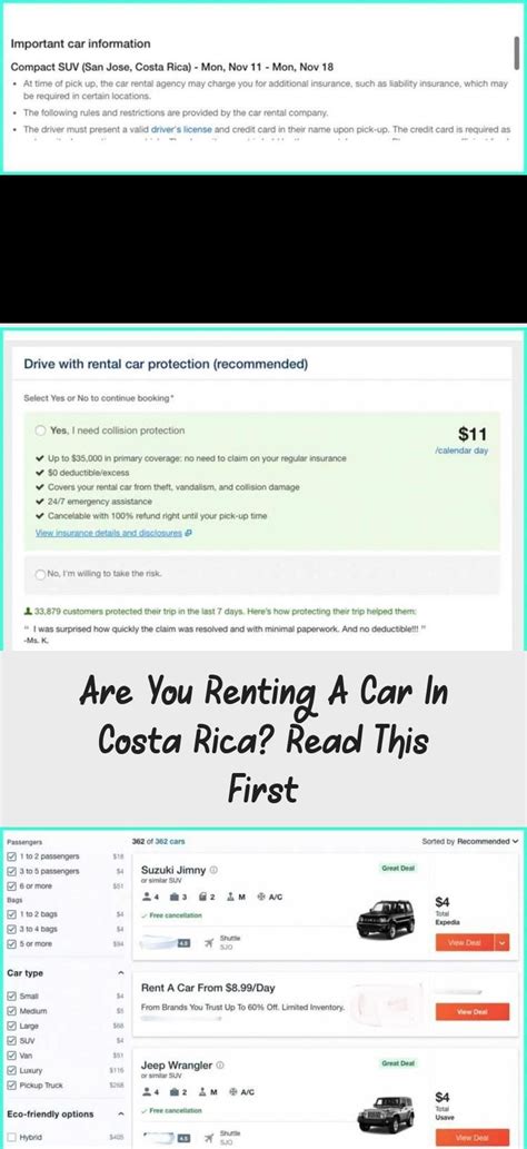 Let's go through each one. Are You Renting A Car In Costa Rica? Read This First | Rental car insurance, Car rental, Car ...