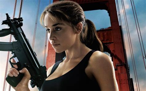 Emilia Clarke As Sarah Connor Terminator Genisys 2015 Emilia Hot Sex