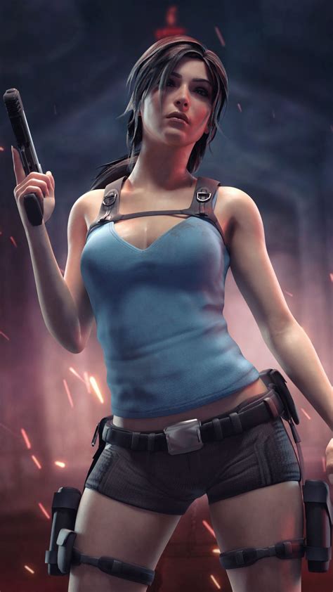 Lara Croft Portrait Tomb Raider K Ultra Hd Mobile Wallpaper