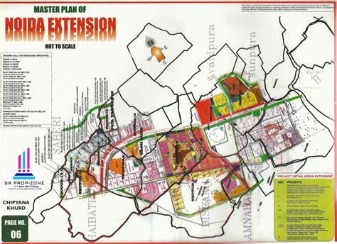 Master Plan Of Noida Extension In Hd Quility Map Greater Noida