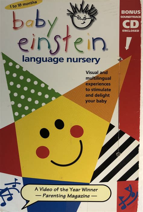 Baby Einsteinlanguage Nurseryvhs And Cd Included 2000tested Rare