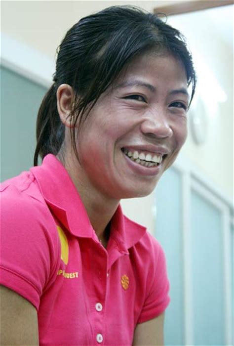 Indian boxer mangte chungneijang mary kom during her morning practice session in games village on june 15, 2012 in imphal, india. I was born to do only boxing: Mary Kom - Rediff Sports