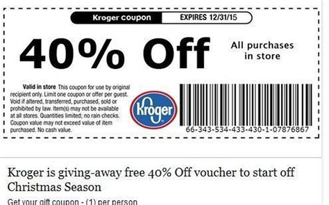 Kroger 40 off Facebook coupon is just another scam - al.com