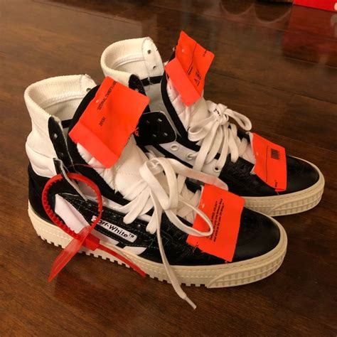 Off White Shoes Off White Shoes Leather Sneakers Womens Shoes Sneakers