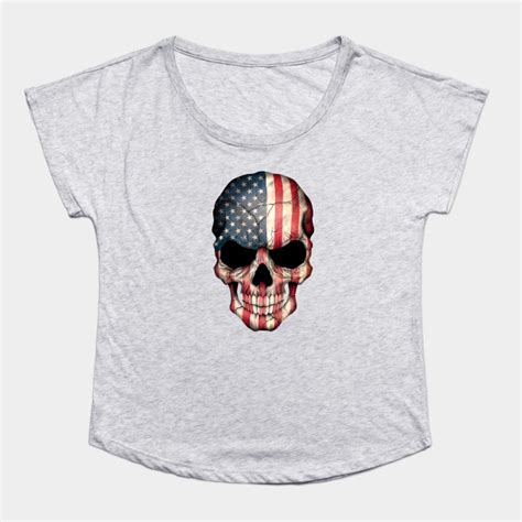 American Flag Skull American Pride T Shirt Teepublic