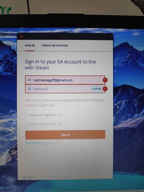Ea Account Sign In Change Password · Click Forgot Your Password