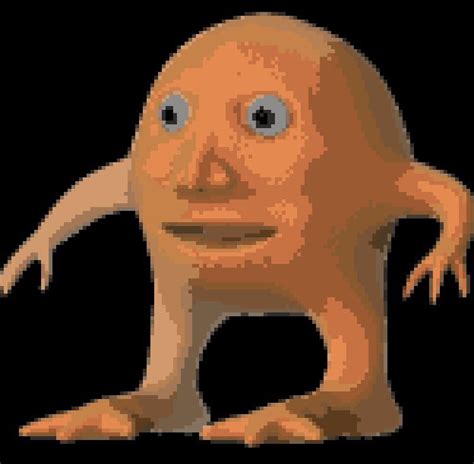 i made mr orang pixel art i started an outline by overlaying pixels over an actual picture and
