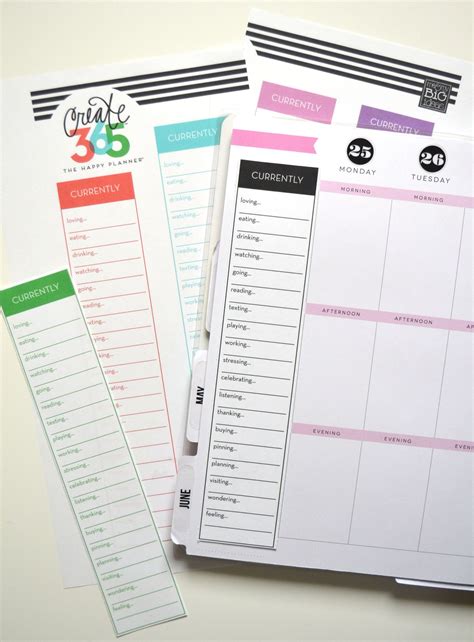Currently Free Printables For The Happy Planner™ Free Printable