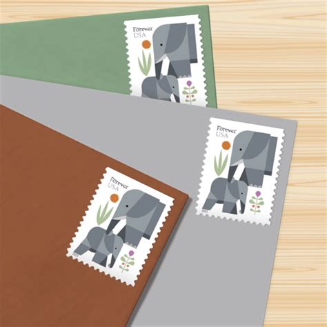 Elephants Stamps