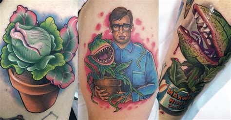 Little Shop Of Horrors Tattoo Inspiration Watercolor Tattoo Tatting