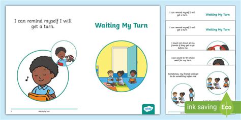 Waiting Your Turn Social Story Primary Resources Twinkl