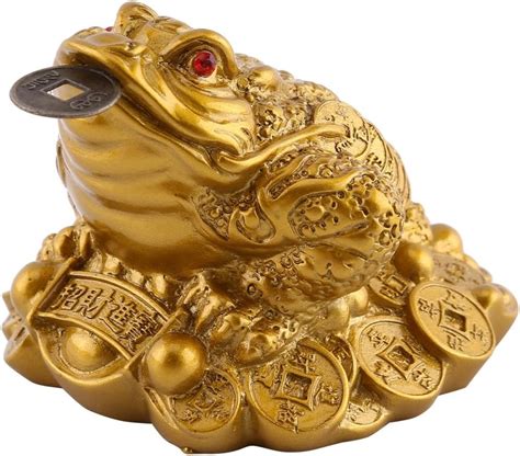 Chinese Feng Shui Money Frog Wealth Lucky Money Toad Office Ornament