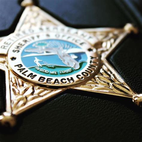 The Palm Beach County Sheriffs Office Badge Palm Beach County