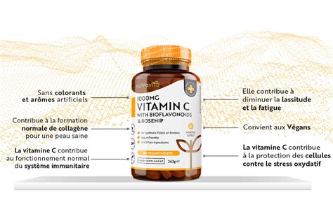 Vitamin c ima važnu ulogu u jačanju imunog sistema. Nutravita Vitamin C 1000mg with Bioflavonoids and Rosehip ...