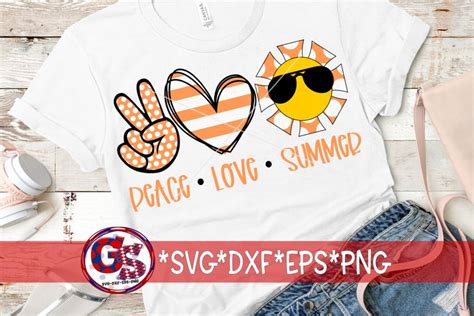 Download Peace Love Summer SVG | Summer SVG DXF EPS PNG (572514 ...