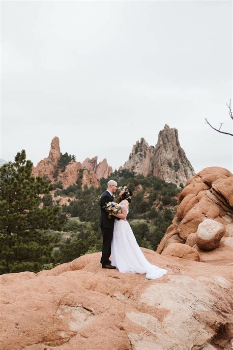 It has a nice stream that runs through it and which provides a very nice water garden. Moody Garden of the Gods Elopement in Colorado Springs
