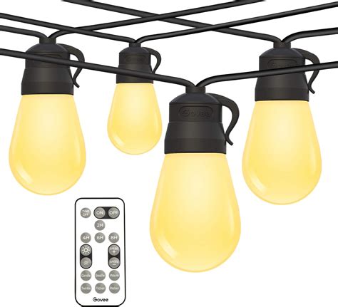 Govee Outdoor String Lights 48ft Remote Patio Lights With