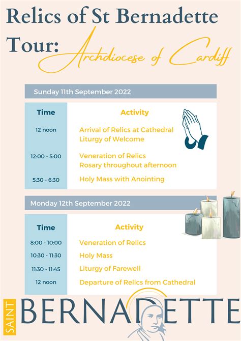 Relics of St Bernadette Tour – Catholic Parishes of Maesteg & Aberkenfig