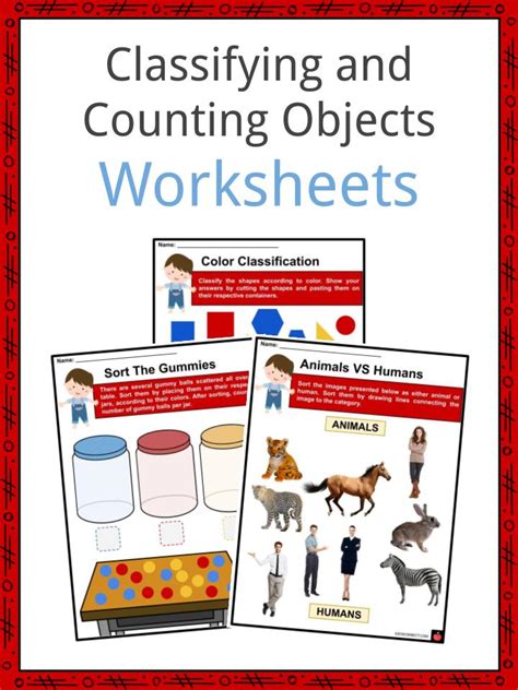 Classifying And Counting Objects Facts And Worksheets For Kids