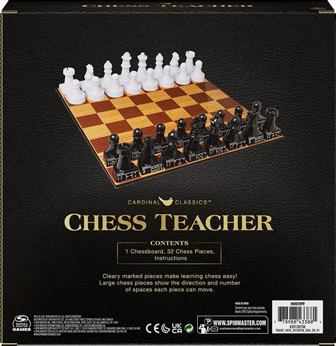 Buy Spin Master Games Cardinal Classics Chess Teacher Strategy Board